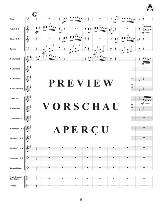 Produktgalerie: Seite 15 von 21 Sonata in A - 3.Satz , , (Tuba solo + Concert Band)