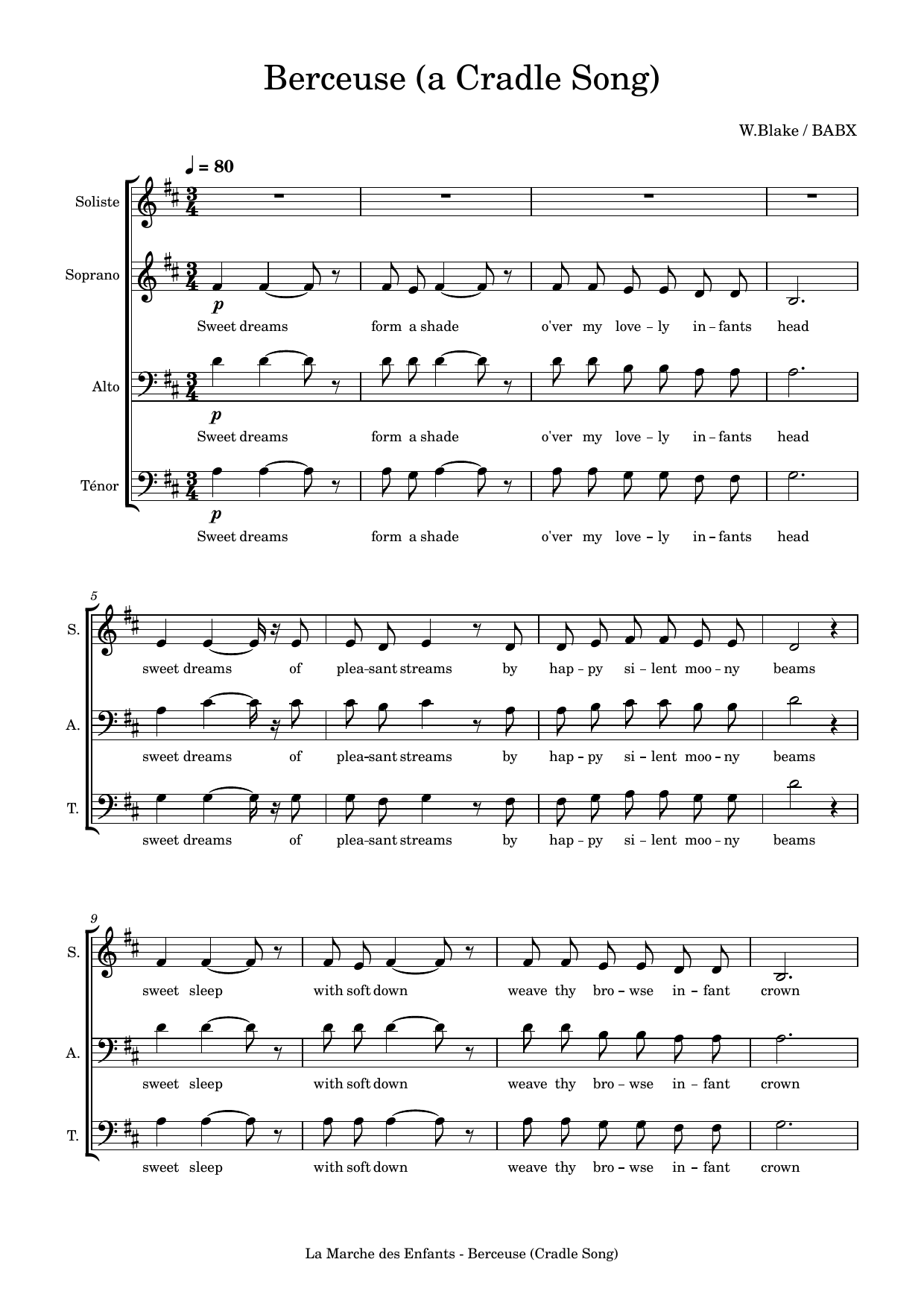 Product picture to: Berceuse (A Cradle Song)
