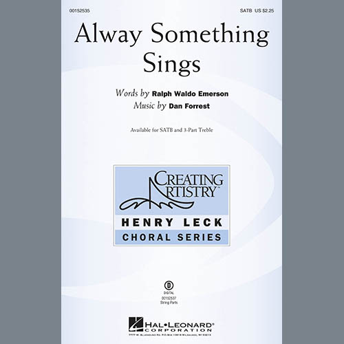 cover: Alway Something Sings, Dan Forrest