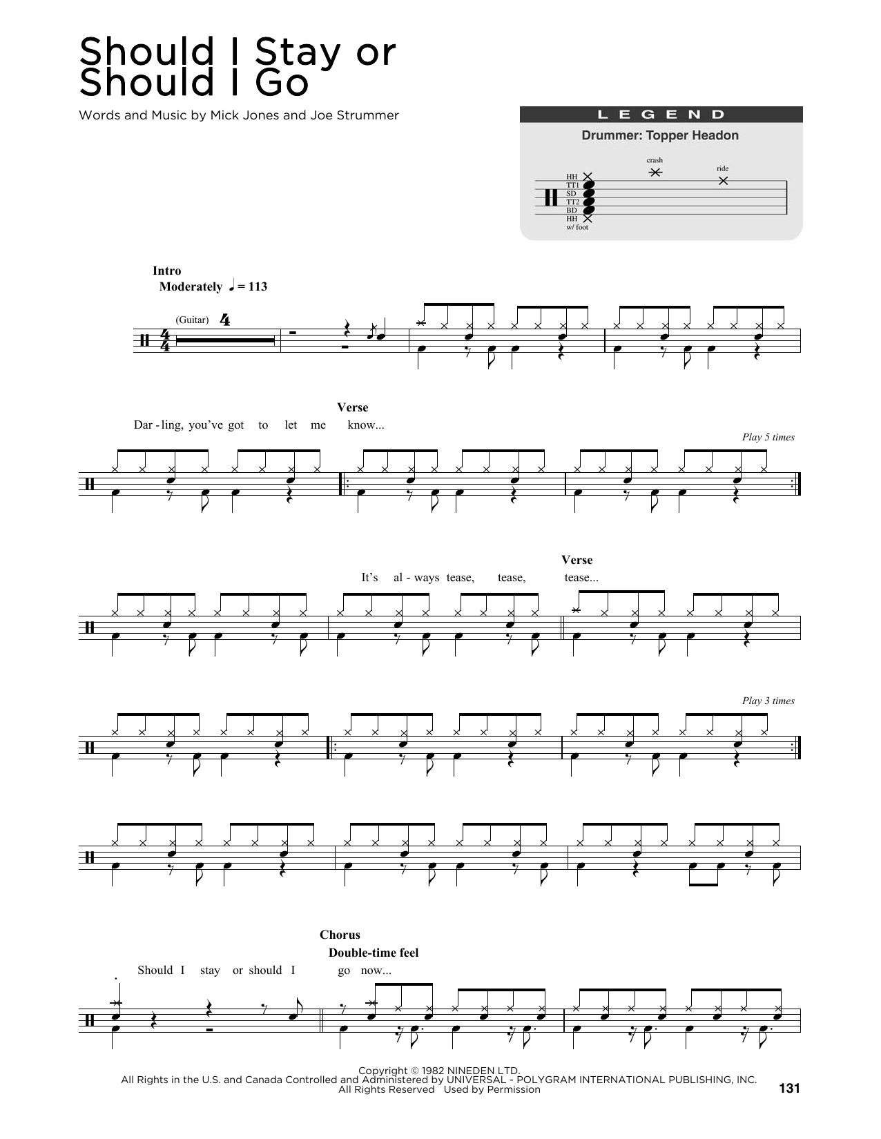 Product gallery: Page 1 of 1 Should I Stay Or Should I Go, The Clash