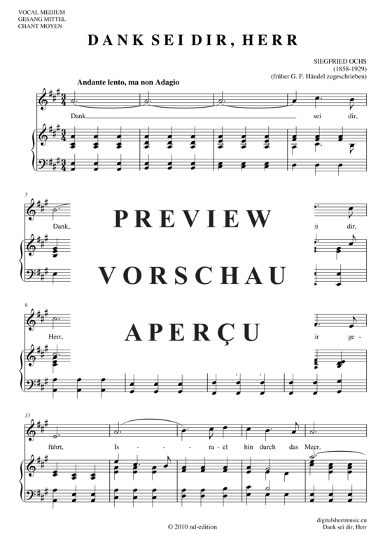 Product gallery: Page 2 of 4 Dank sei dir, Herr , , (medium Cis´ - E´´)