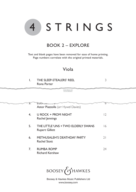Produktgalerie: Seite 1 von 1 4 Strings Book 2 - Explore, Various, Viola