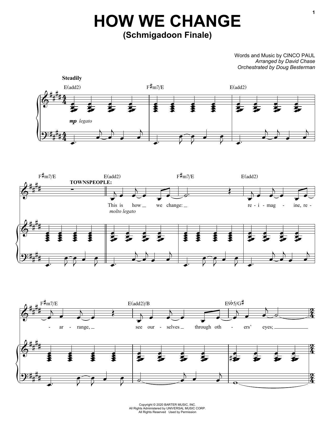 Produktbild zu: How We Change / Finale (from Schmigadoon!)