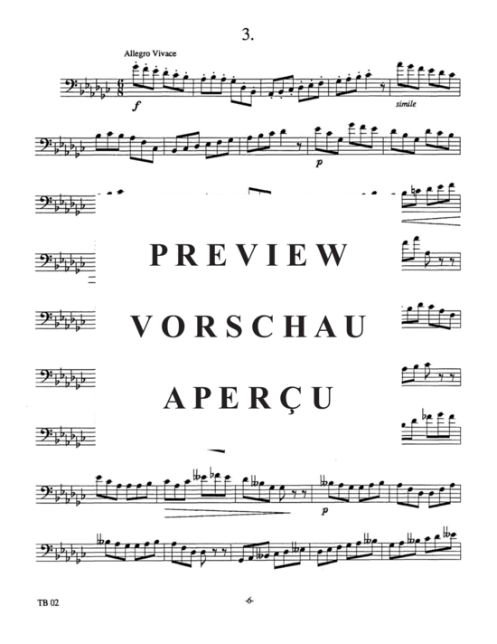 Product gallery: Page 10 of 21 Etudes for Euphonium, Vol. 2 , , (Euphonium Solo)