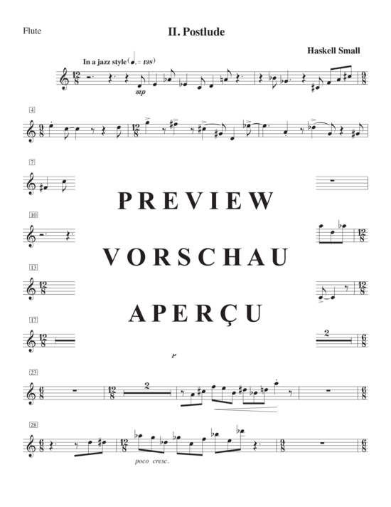 Product gallery: Page 21 of 21 Fugue and Postlude , , (flute, bassoon and piano)