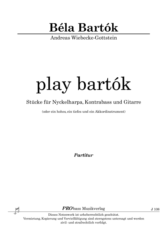 Produktbild zu: play bartók