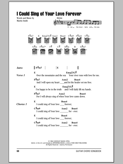 Produktbild zu: I Could Sing Of Your Love Forever