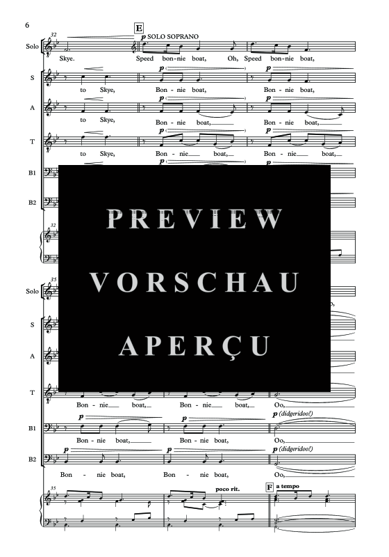 Produktgalerie: Seite 9 von 11 The Skye Boat Song, , Tenor Solo, Gemischter Chor und Klavier