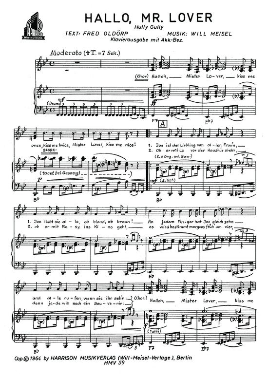 Produktbild zu: Hallo Mr. Lover