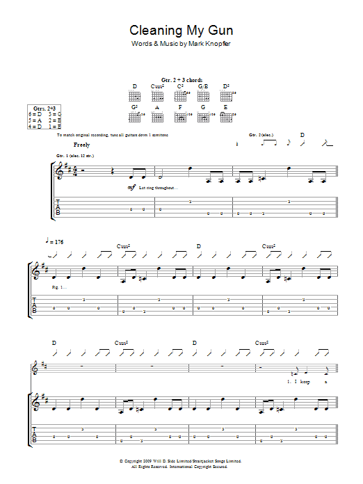 Produktgalerie: Seite 1 von 1 Cleaning My Gun, Mark Knopfler, Gitarre