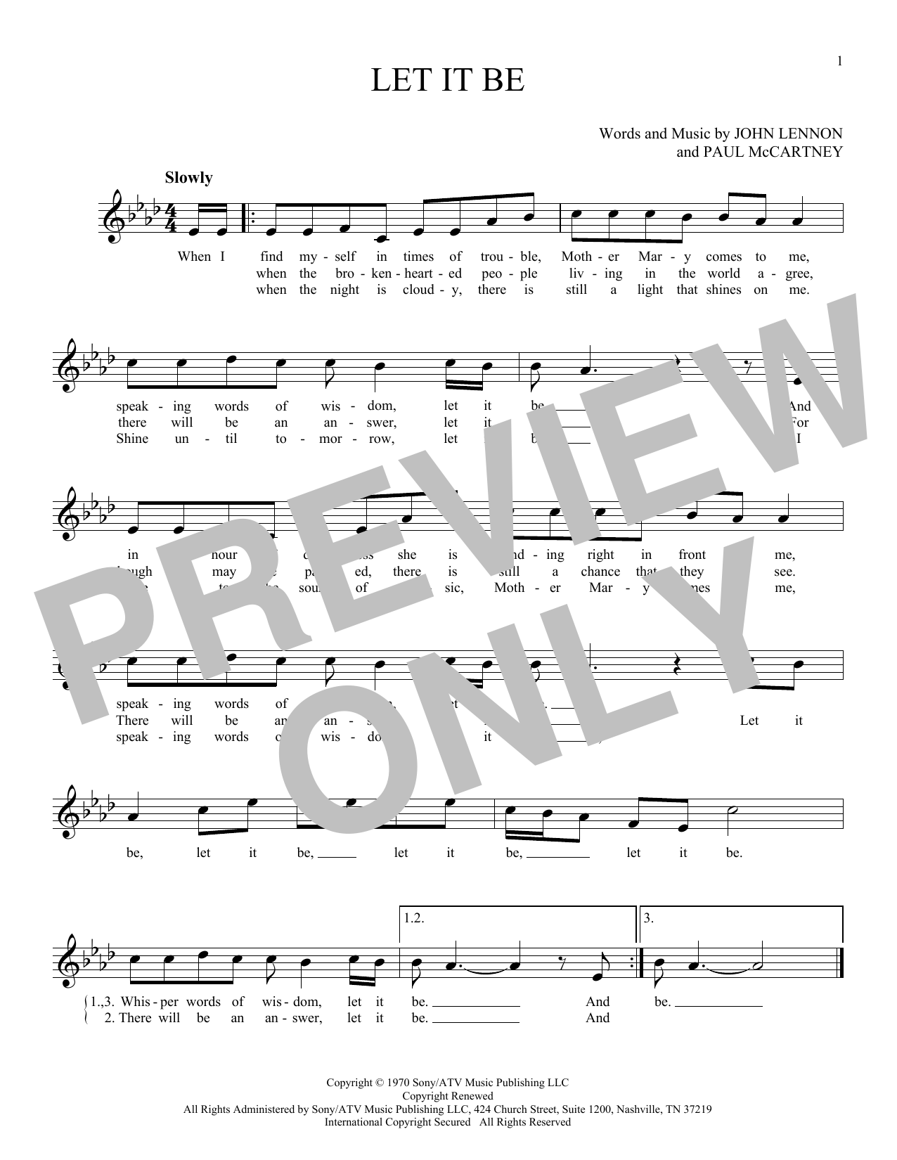 Product gallery: Page 1 of 1 Let It Be, The Beatles