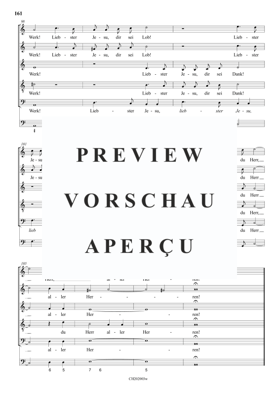 gallery: Liebster Jesu, du König aller Könige , , (Gemischter Chor 5-stimmig)