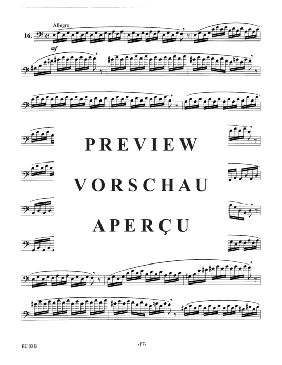 Product gallery: Page 20 of 21 Etudes for Euphonium, Vol. 3 , , (Euphonium Solo)
