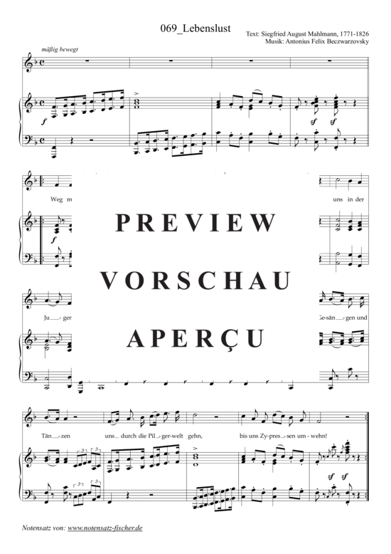 gallery: Lebenslust , , (voice + piano)