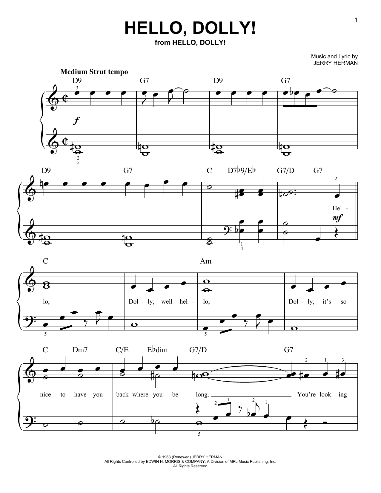 gallery: Hello, Dolly!, Jerry Herman, Klavier