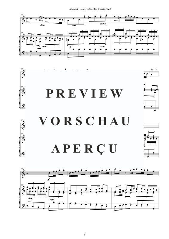 Product gallery: Page 5 of 11 Oboe Concerto No.12 in C-Dur Op.7, , Oboe and Piano/Harpsichord