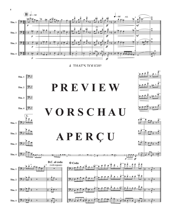 Product gallery: Page 5 of 21 Spicy T-Bone Collection , , (Trombone Quartet)