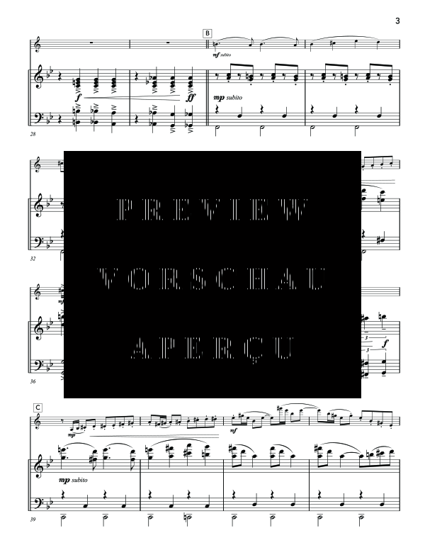 Product gallery: Page 7 of 11 Comic Symphony, , (clarinet in Bb and piano)