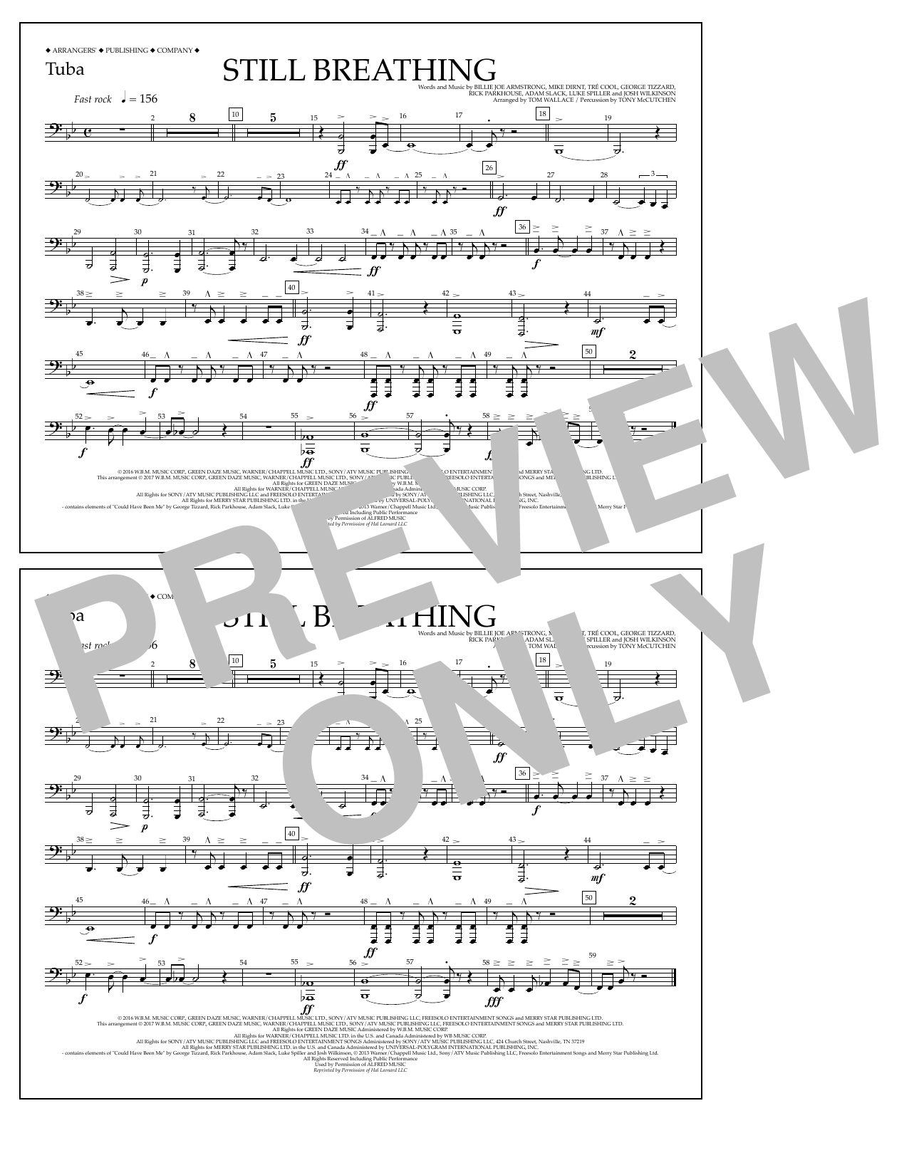 Product picture to: Still Breathing - Tuba
