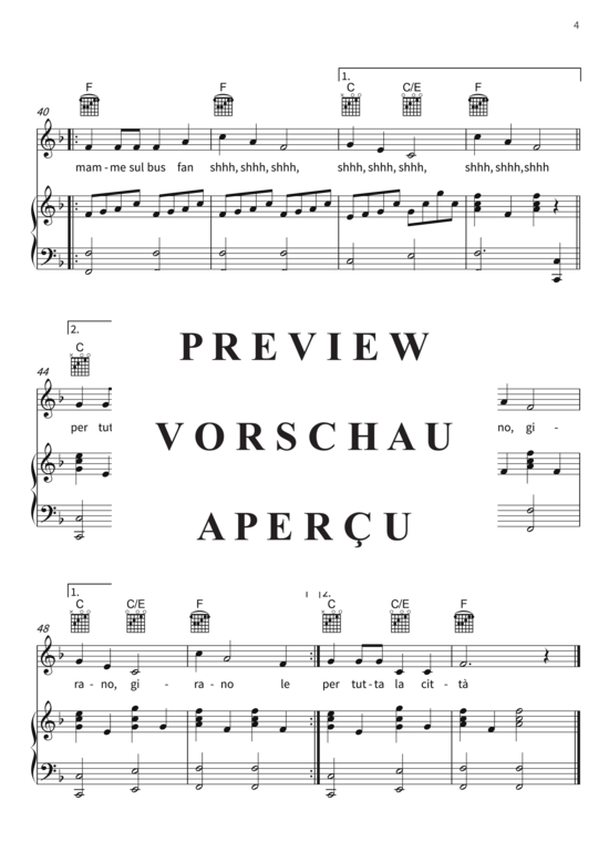 Produktgalerie: Seite 7 von 7 Le Ruote Del Bus, , (Gesang + Klavier, Gitarre)