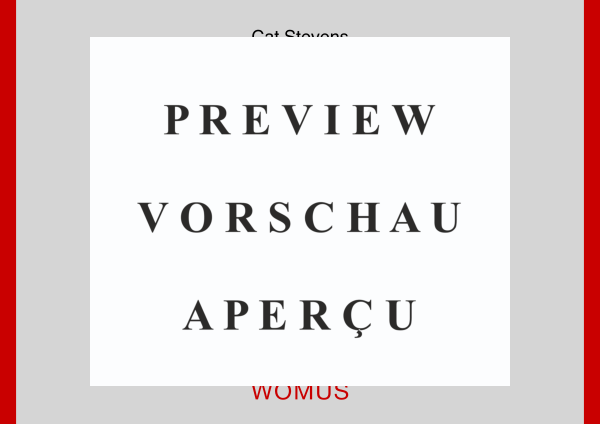 Produktgalerie: Seite 2 von 8 Morning Has Broken, Stevens, Cat, (Orgel Solo)