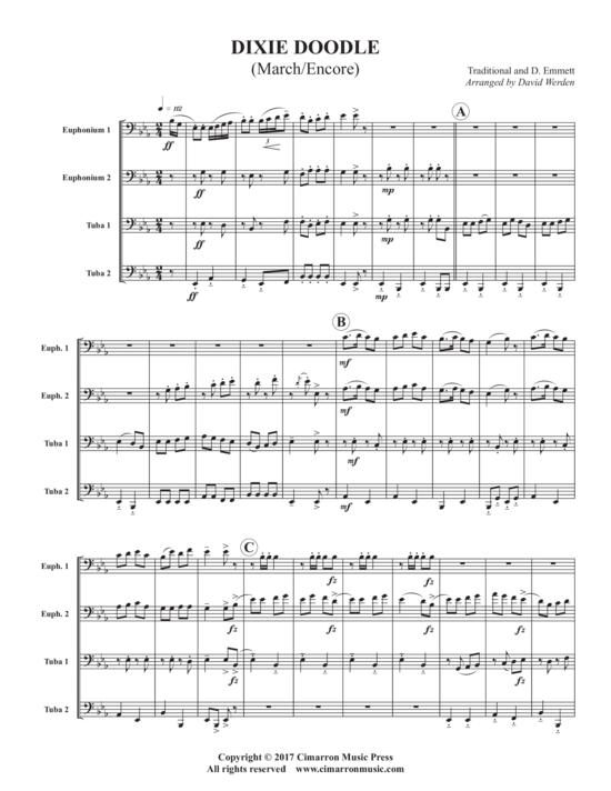 Product picture to: Dixie Doodle Trad. and Emmett