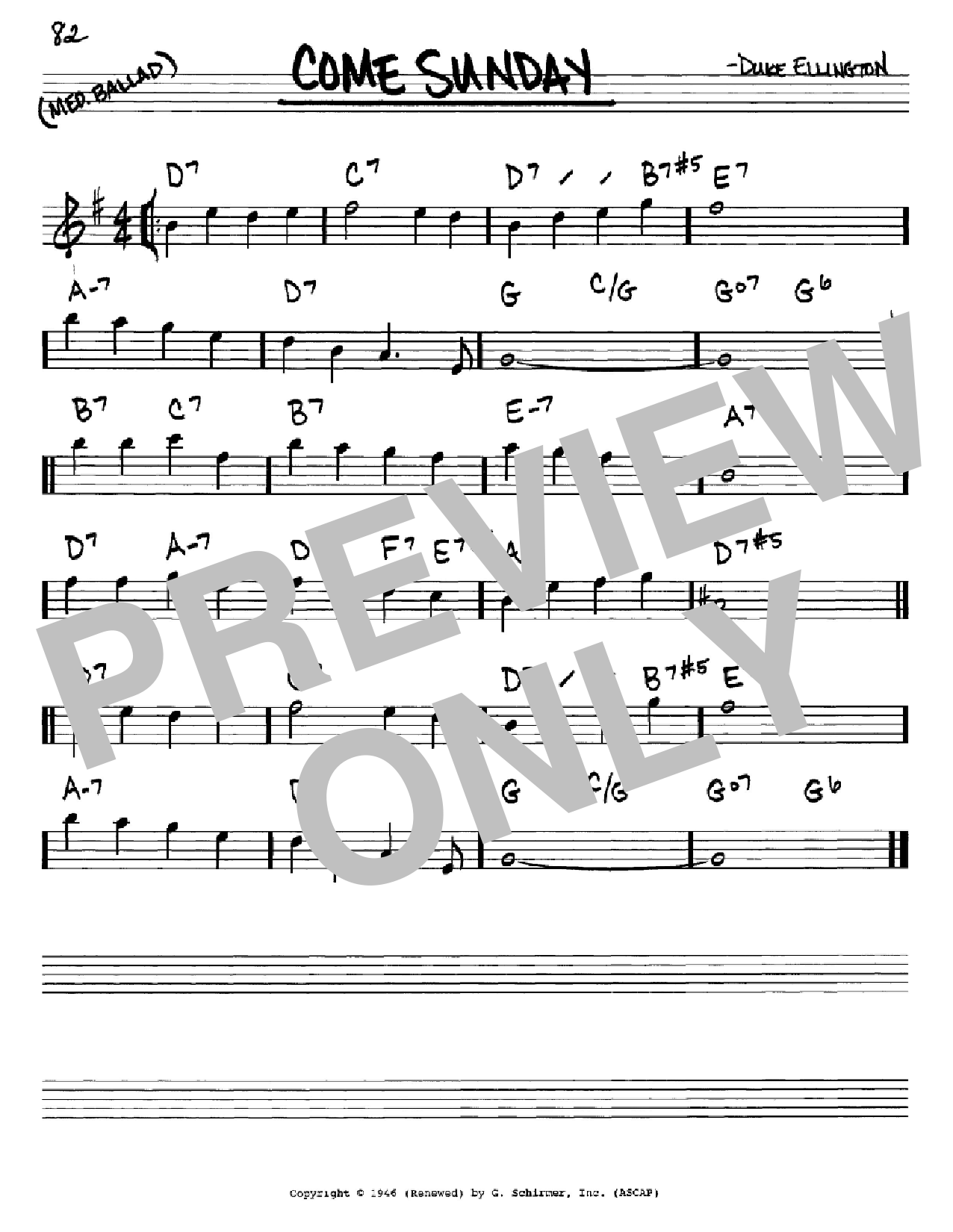 Produktbild zu: Come Sunday