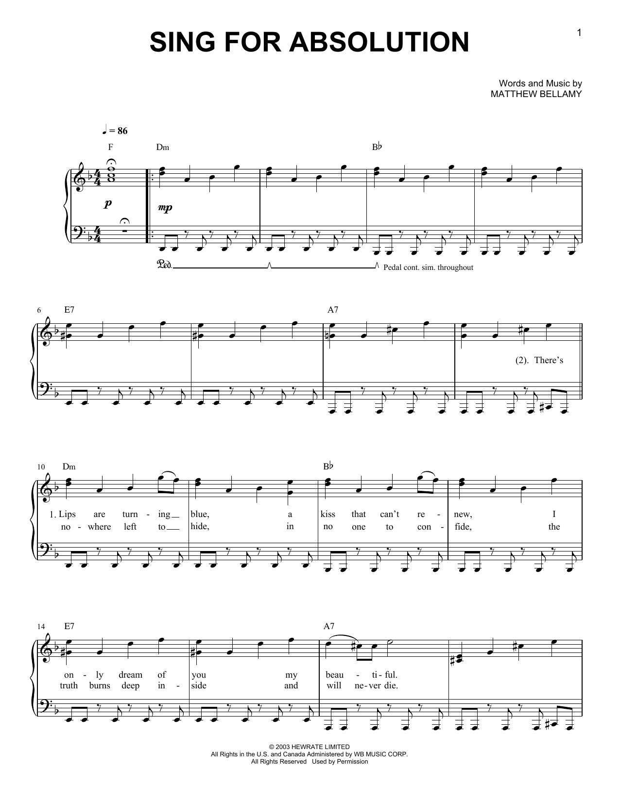 Produktbild zu: Sing For Absolution