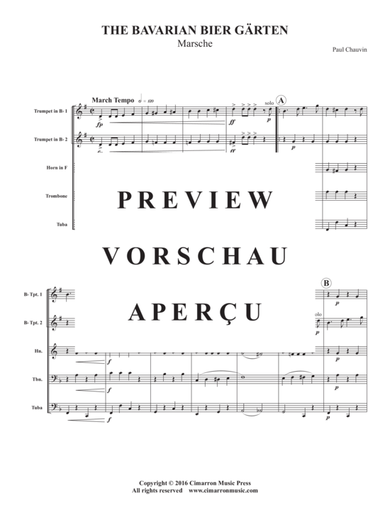 Produktgalerie: Seite 3 von 16 Bavarian Bier Garten , , (Blechbläserquintett)