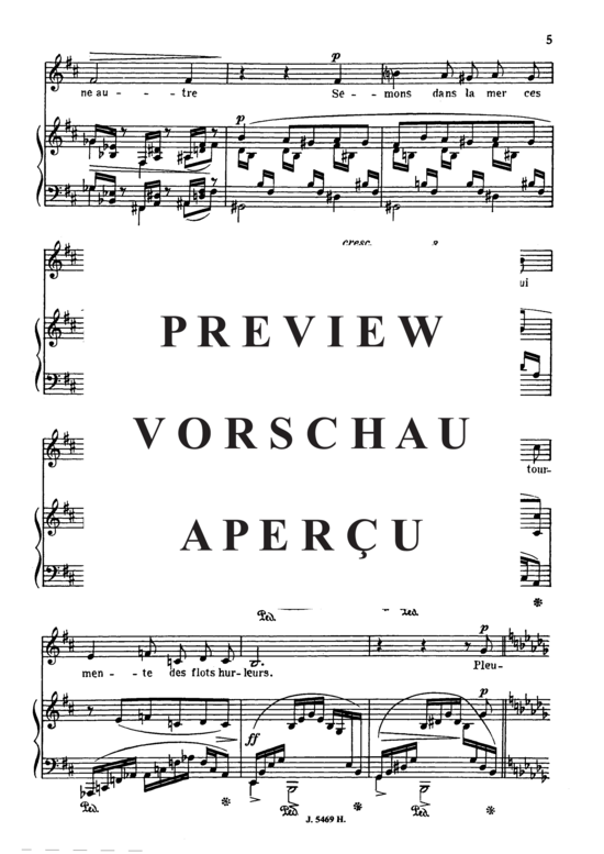 Product gallery: Page 4 of 6 Larmes Op.51 No.1, , Medium Voice and Piano