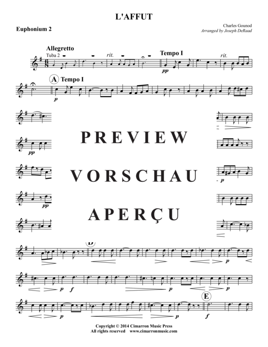 Product gallery: Page 12 of 17 L'Affut , , (2x Baritone, 2x Tuba)