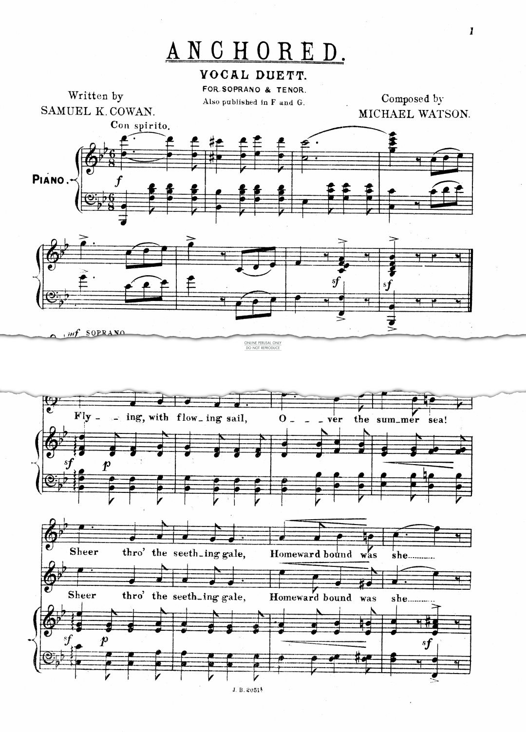 Produktgalerie: Seite 1 von 1 Anchored, Michael Watson, Chor, Klavier