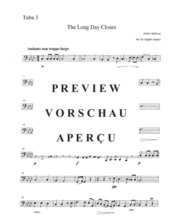 Product gallery: Page 11 of 14 The Long Day Closes , , (Tuba Quartet)