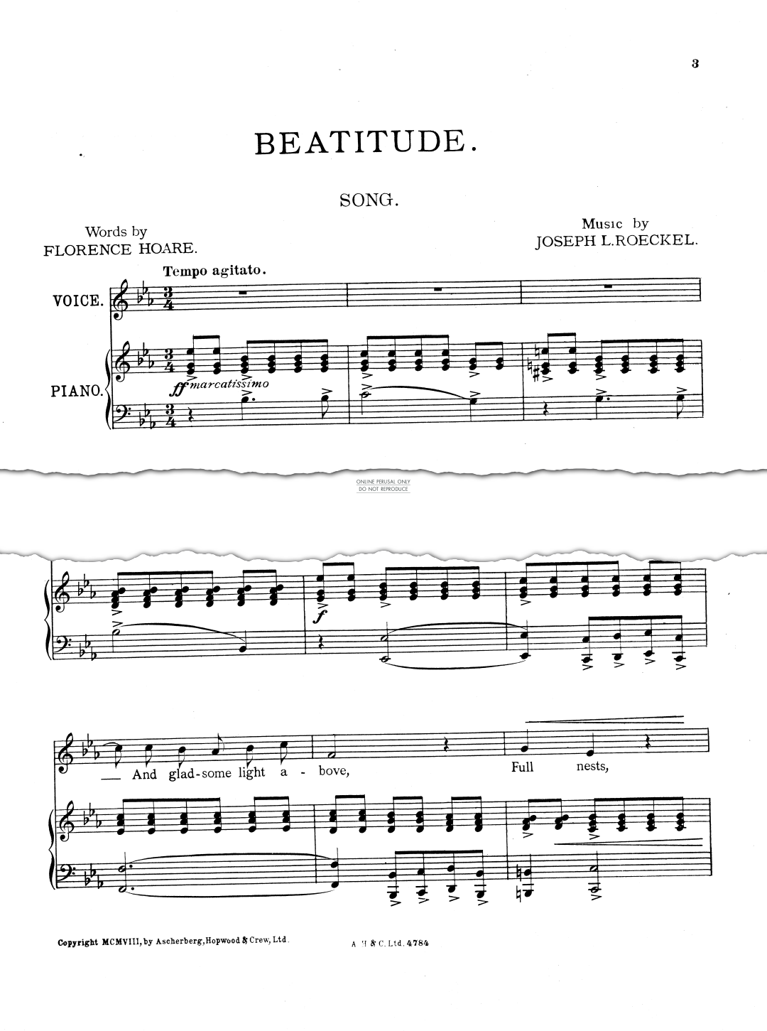 Produktgalerie: Seite 1 von 1 Beatitude, Joseph L. Roeckel, Gesang, Klavier