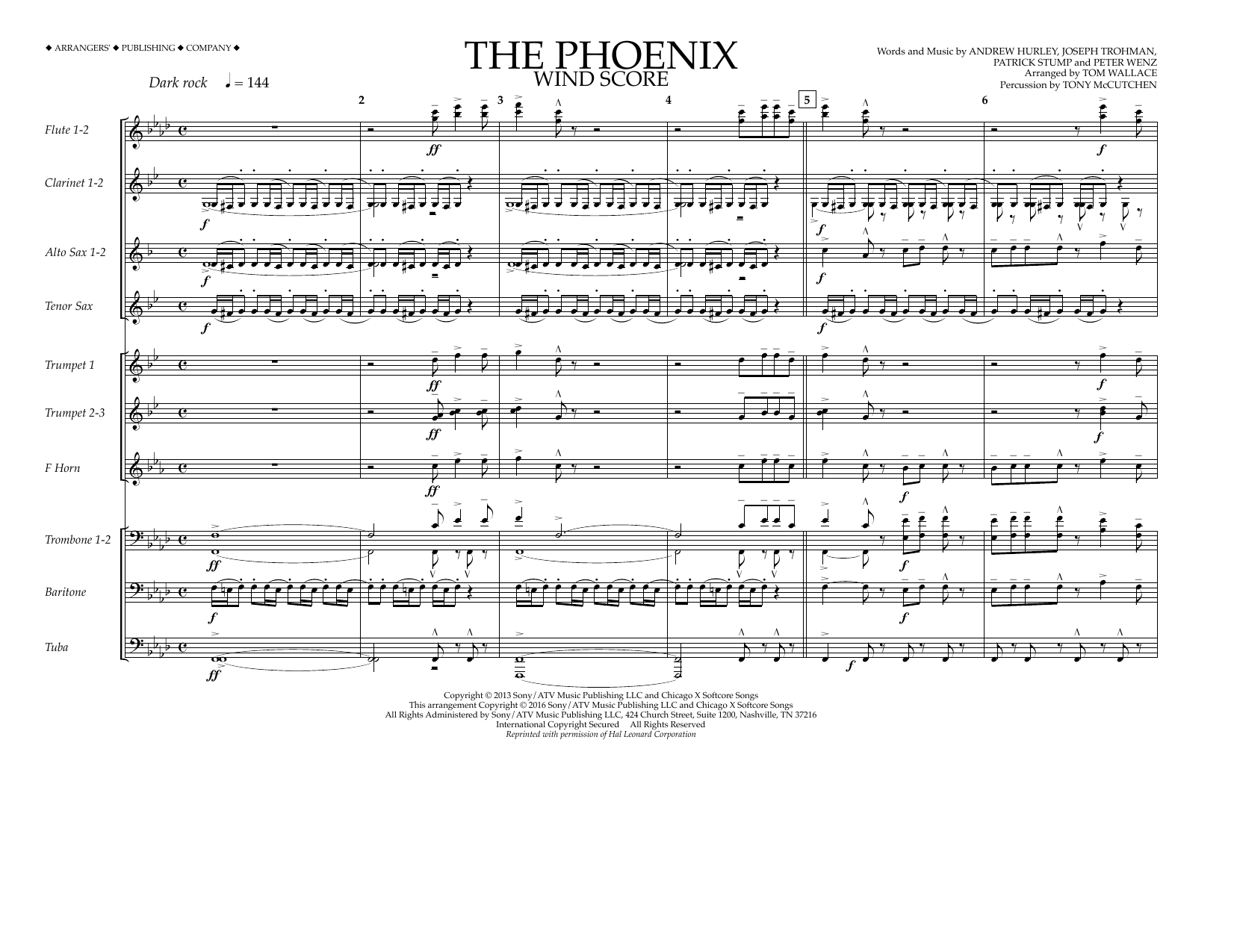 Product picture to: The Phoenix - Wind Score