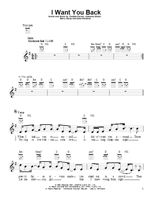 Product gallery: Page 1 of 1 I Want You Back, The Jackson 5