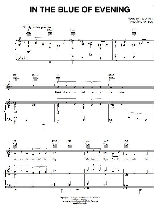 Produktbild zu: In The Blue Of Evening