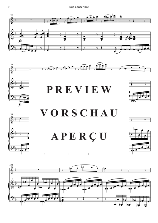 Product gallery: Page 12 of 66 Duo Concertant - op 103, pour Flute et Piano , , (flute + piano)