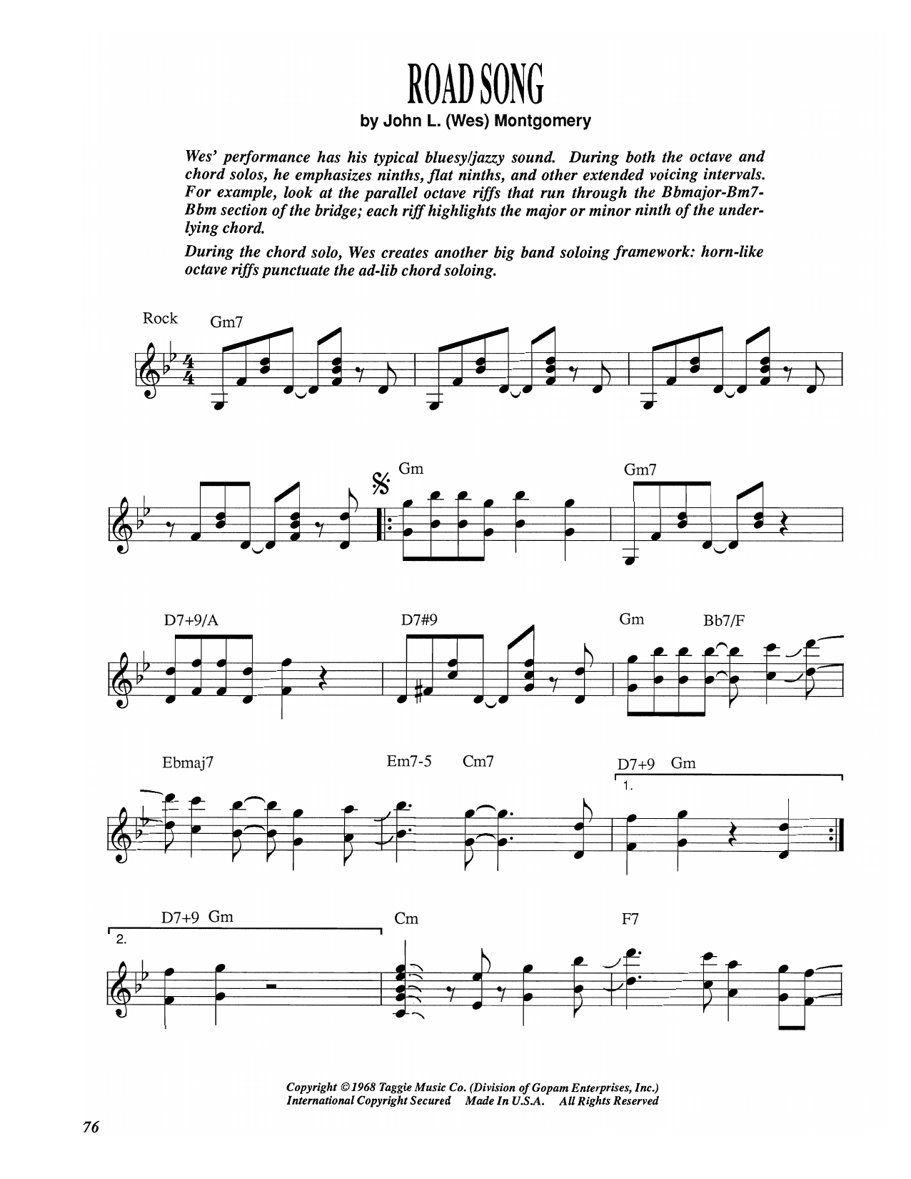 Produktbild zu: Road Song