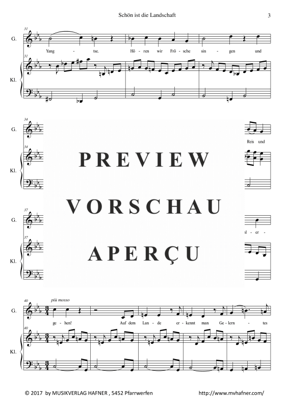 Product gallery: Page 8 of 11 Schön ist die Landschaft, , (medium voice and piano)