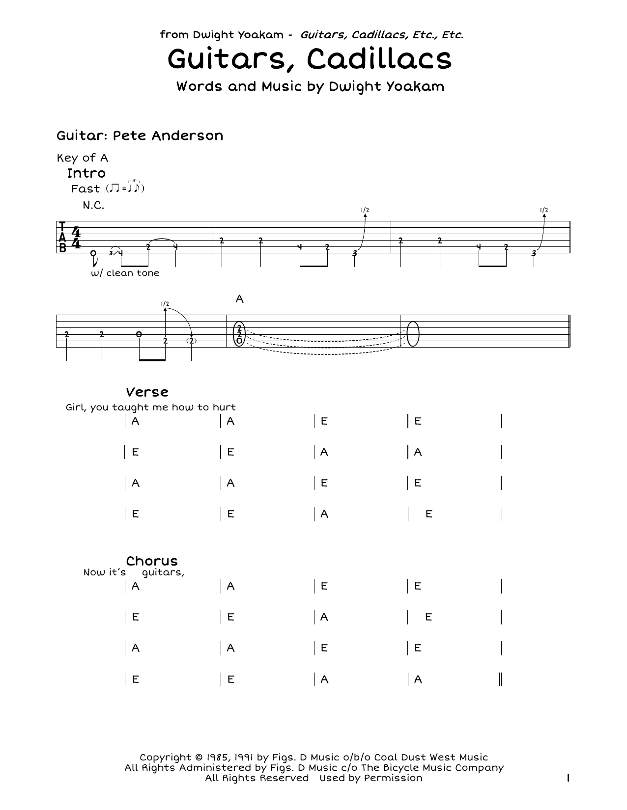 Produktbild zu: Guitars, Cadillacs