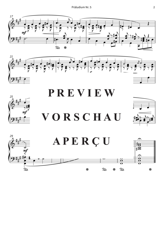 Product gallery: Page 5 of 5 Präludium Nr. 5 (Aus Acht Präludien op. 12) , , Piano Solo