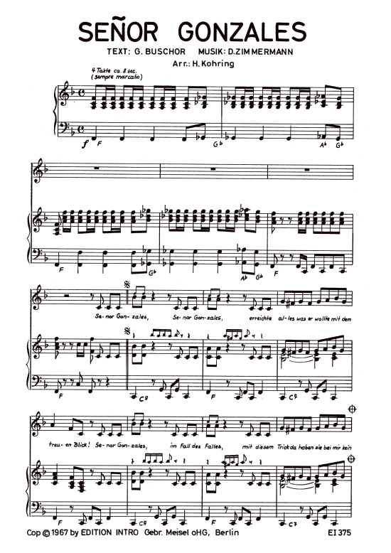 Produktbild zu: Senor GonzalesManuela