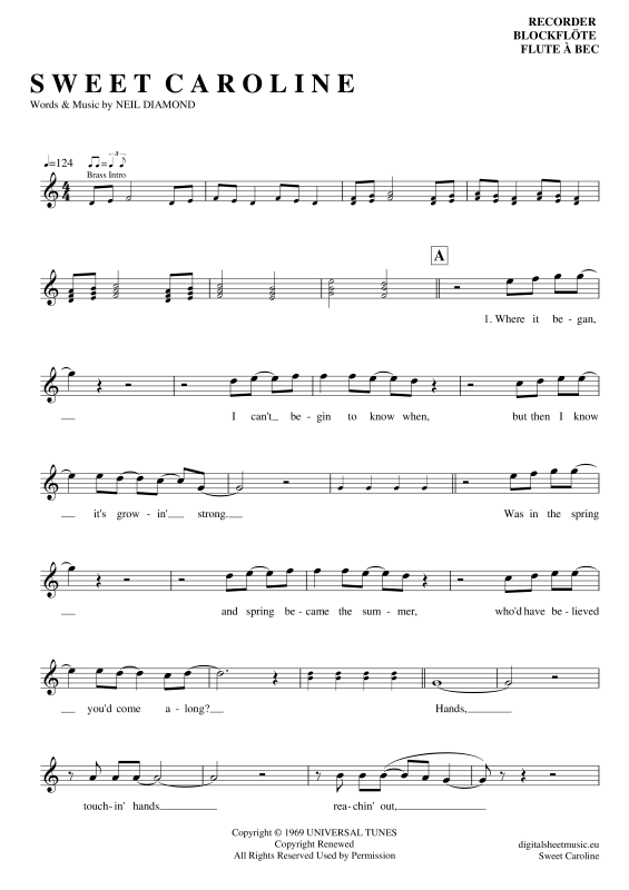 Produktbild zu: Sweet CarolineNeil Diamond