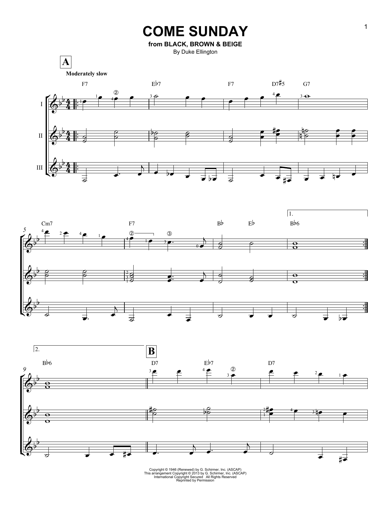 Produktbild zu: Come Sunday