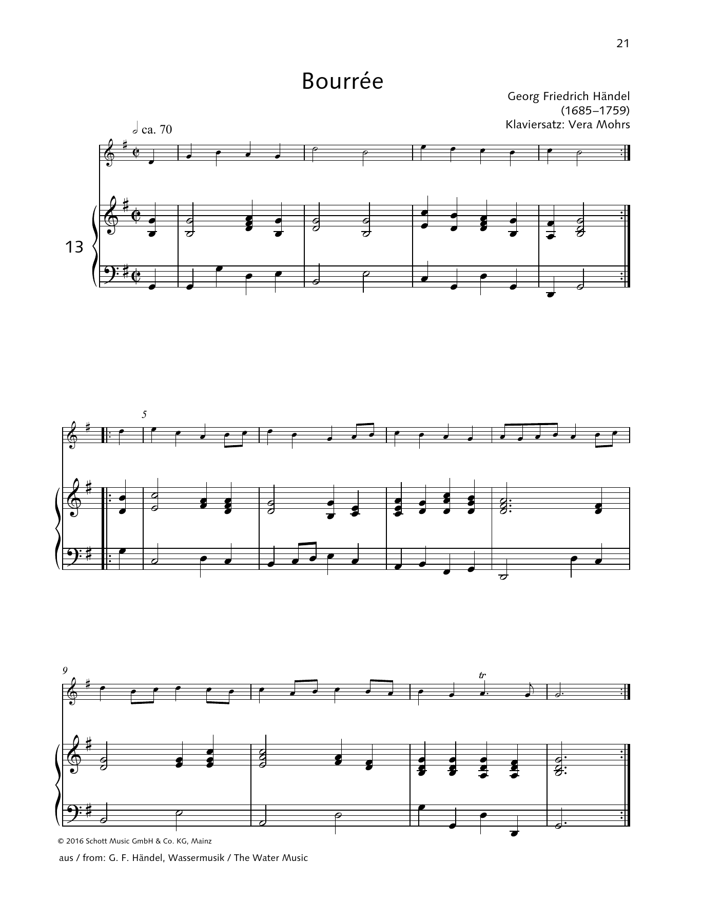 Produktbild zu: Bourée