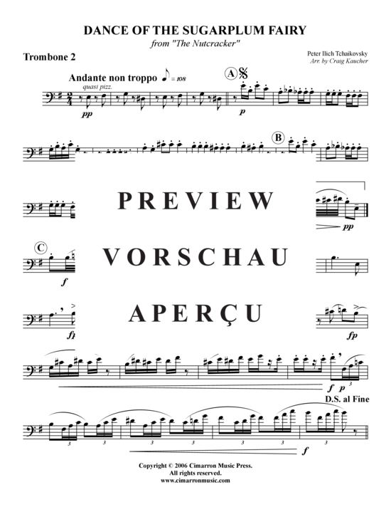 Product gallery: Page 5 of 7 Dance of the Sugarplum Fairy , , (Trombone Quartet)