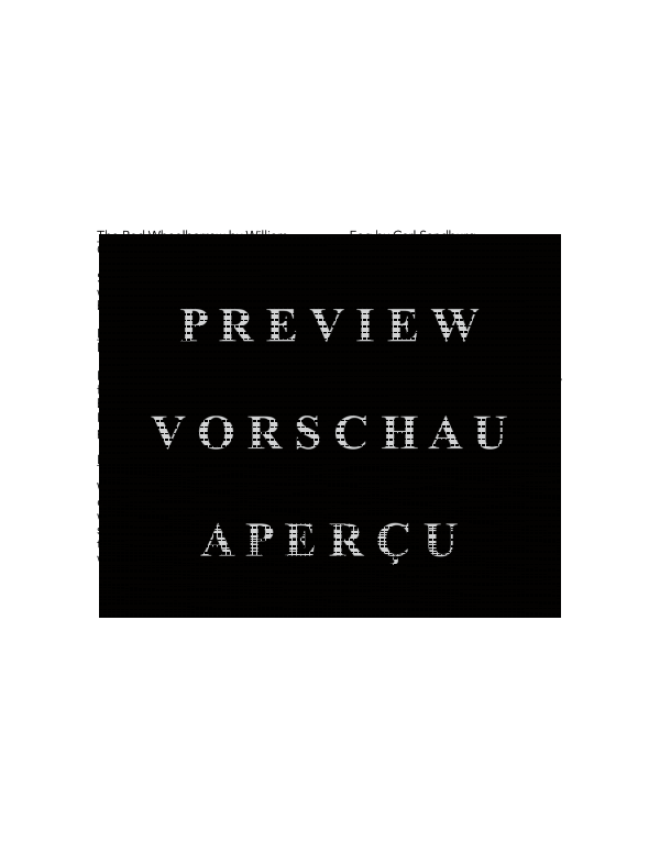 Produktgalerie: Seite 5 von 11 Red Wheelbarrow, The, , (Gemischtes Ensemble Sopran, Klarinette, Violine und Klavier)