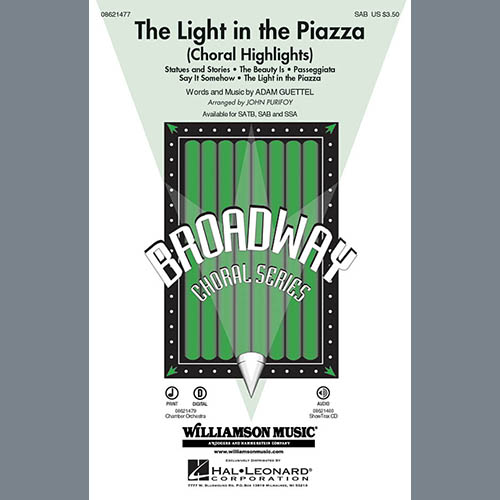 cover: The Light In The Piazza (Choral Highlights) (arr. John Purifoy), Adam Guettel, Chor