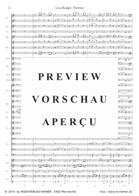 Product gallery: Page 11 of 11 Low-Budget, , (large wind orchestra)